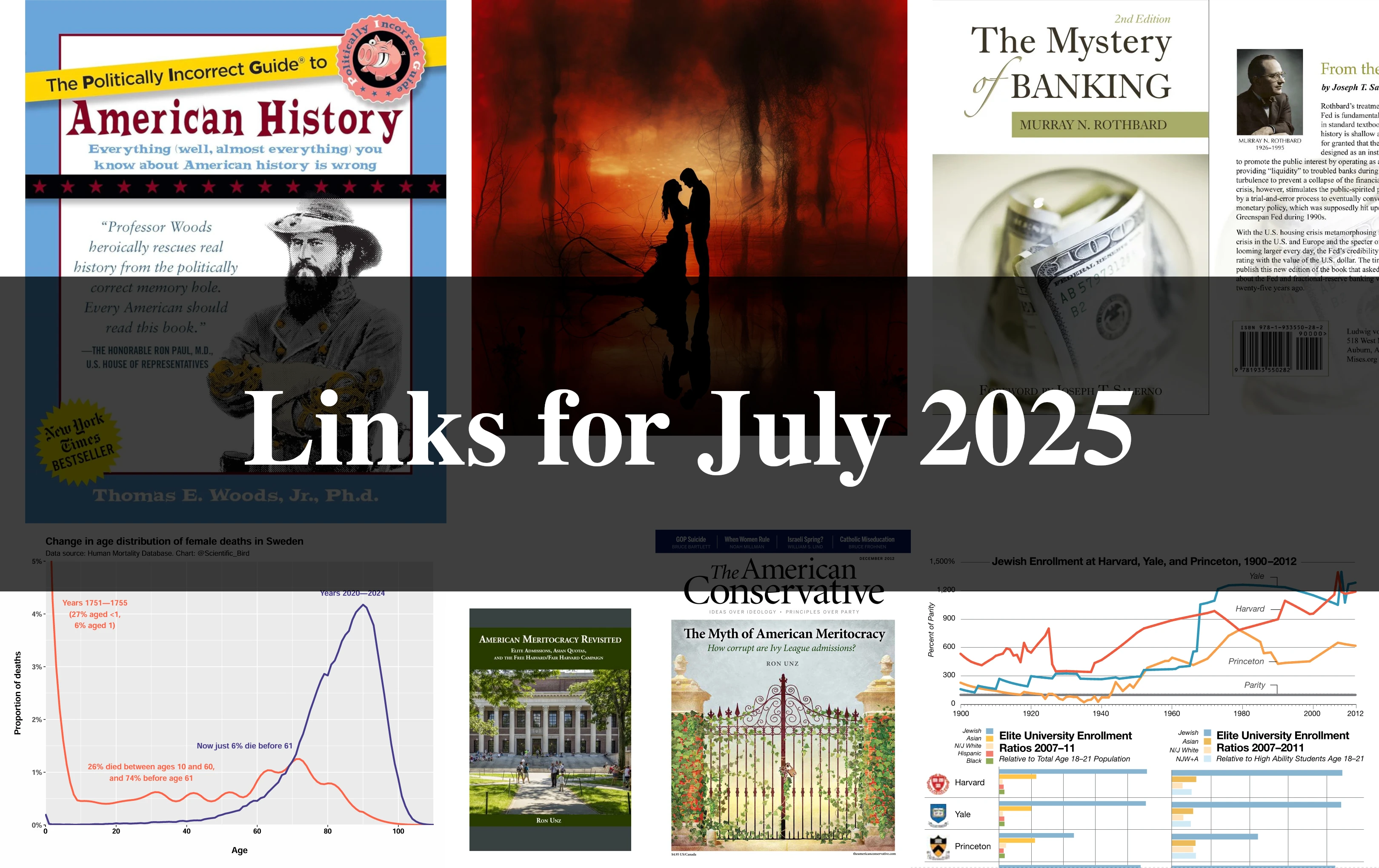 Collage of notable images from the links in this post.